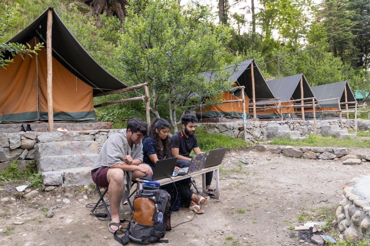 Himtrek Riverside Camps & Hostel Manali Ngoại thất bức ảnh